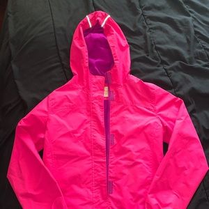 Pink 'Faded Glory' Girls Rain Jacket